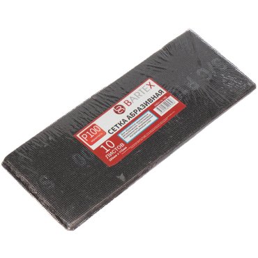 Сетка абразивная Р100, 115х280 мм, 10 шт, Bartex, 0304115-100