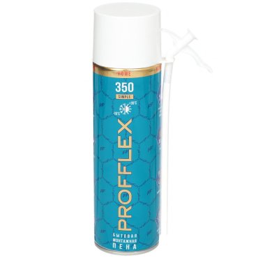 Пена монтажная Profflex, бытовая, 500 мл, Blue Simple, всесезонная, 638