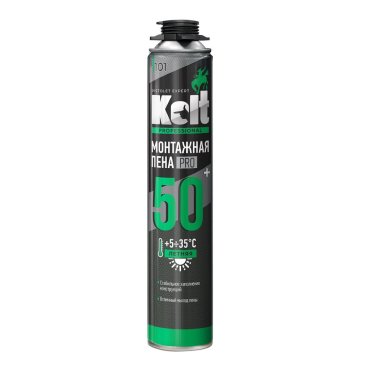 Пена монтажная Kolt, профессиональная, 50, 850 г, летняя