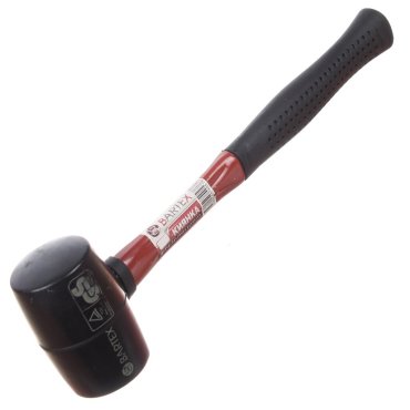 Киянка 450 г, резина, рукоятка фиберглассовая, Bartex, B0202N/450