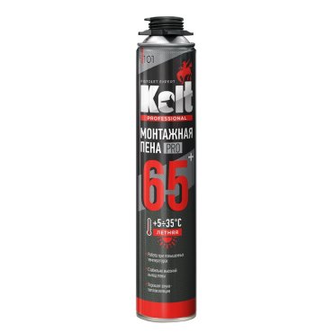 Пена монтажная Kolt, профессиональная, 65, 950 г, летняя