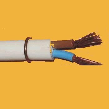 Провод ПВС, 2х4 мм², 100 м, медь, белый, TDM Electric, SQ0118-0129