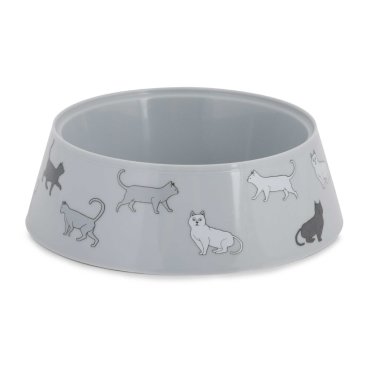 Миска для кошек Альтернатива, Cats, М4369, пластик, 0.3 л