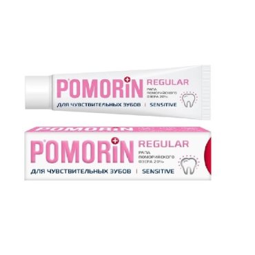 Зубная паста Pomorin, Regular, 100 мл, для чувствительных зубов