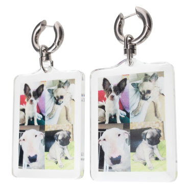 Серьги I love dogs