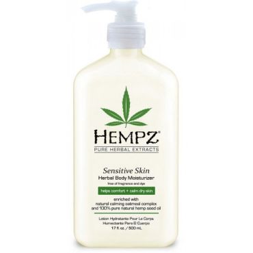 Hempz Sensitive Skin Herbal Moisturizer - Молочко для тела увлажняющее, чувствительная кожа 500 мл