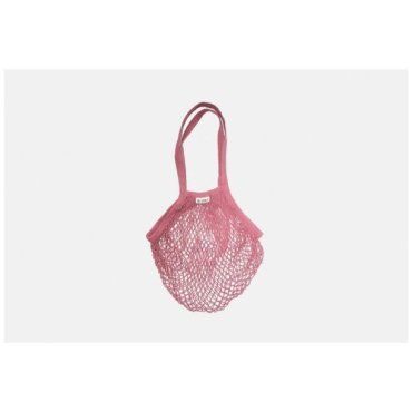 Авоська String Bag Long Handle с удлиненной ручкой, бледно-розовая