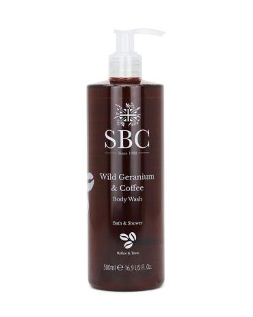 Крем-гель для ванны и душа с кофе и экстрактом дикой герани, 500 мл SBC