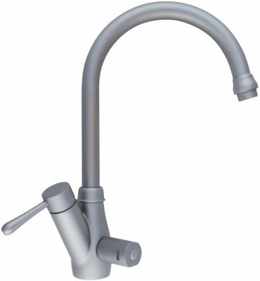 Кран комбинированный (смеситель + питьевая) atoll NKD0412ST-L мат. никель (Satin Nickel)