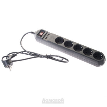 Фильтр сетевой ЭРА USF-5es-1.5m-USB-B