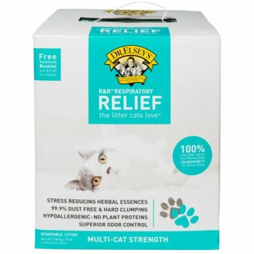 Наполнитель для кошачьего туалета Dr.Elseys R&R Respiratory для профилактики заболевания легких 9.08 кг