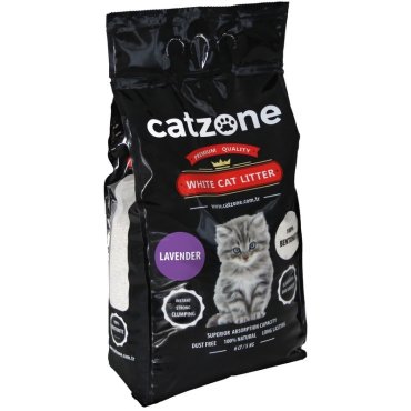 Catzone Lavender наполнитель для кошачьего туалета с лавандой - 5 кг