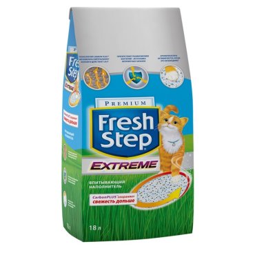 Наполнитель Fresh Step Extreme впитывающий с тройным контролем запахов - 9,52 кг