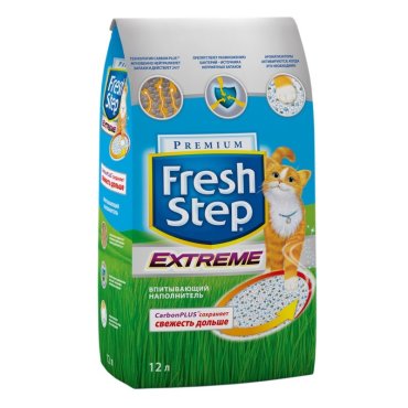Наполнитель Fresh Step Extreme впитывающий с тройным контролем запахов - 6,35 кг