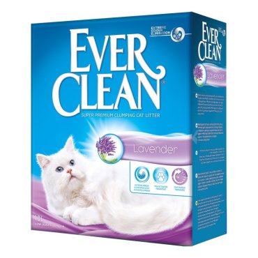 Наполнитель Ever Clean Lavender комкующийся с ароматом лаванды
