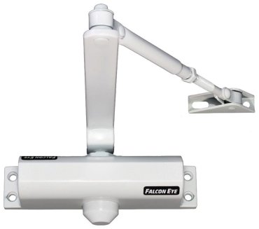 Доводчик FALCON EYE FE-B4W на дверь 65-85 кг, белый