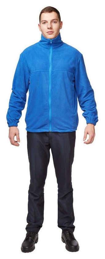 Спец.одежда летняя толстовка флис (260 гр.) син.(l)