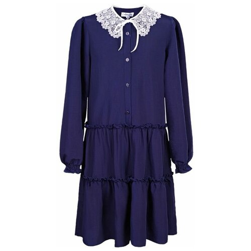 Платье школьное для девочки Ciao Kids collection СК0728 синего цвета 14 лет