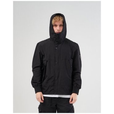 Куртка We Don’t Care Crinkle Nylon Windrunner Jacket Black