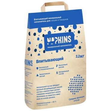 NAPKINS наполнитель впитывающий для туалета кошек (12 кг)