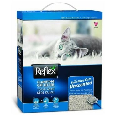Reflex наполнитель для кошачьих туалетов, гипоаллергенный, без запаха 10 л