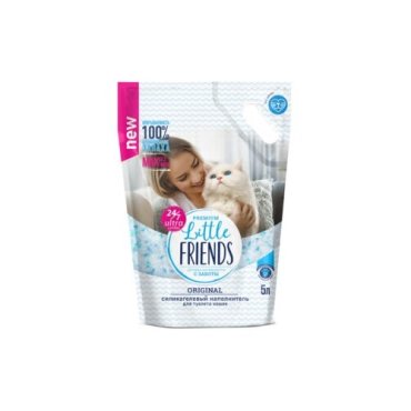 Little Friends Наполнитель силикагелевый Оригинальный, 5 л | Original, 2 кг, 48755 (2 шт)