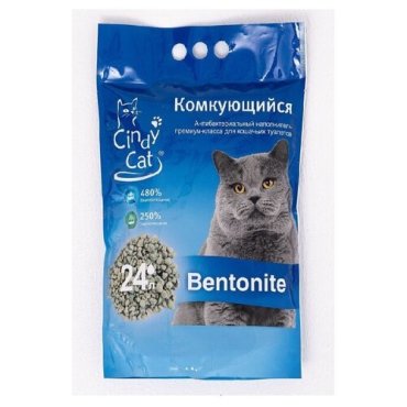 Cindy Cat Bentonite 5кг (24л)/ 2 шт.