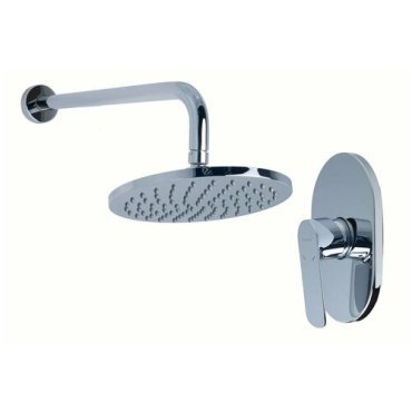 Смеситель DIVINO LUX с тропическим душем в сборе встраиваемый карт. SEDAL HB8106157C-FT521