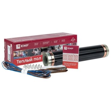 Инфракрасный пленочный пол, EKF, Ik-220-1320/0,5-6 220 Вт/м2, 6 м2, 1200х50 см