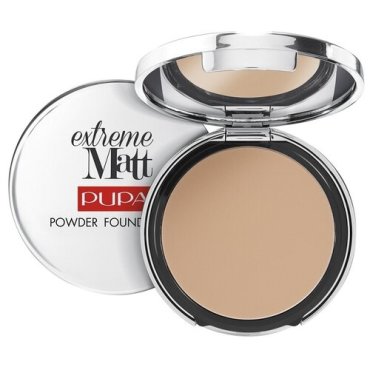 Компактная тональная основа-пудра PUPA Extreme Matt SPF30, тон 20 светло-бежевый