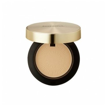 Компактная золотая пудра The SAEM Eco Soul Luxury Gold Pact №23 Natural Beige (9 гр)