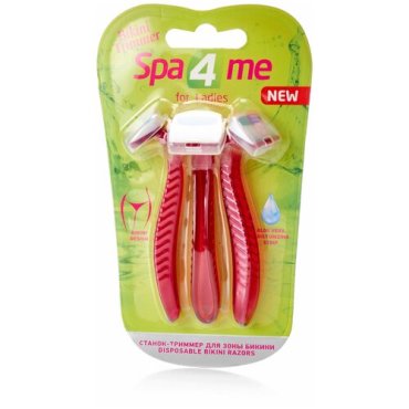 Женский станок Spa 4 Me для бикини, 3 шт.