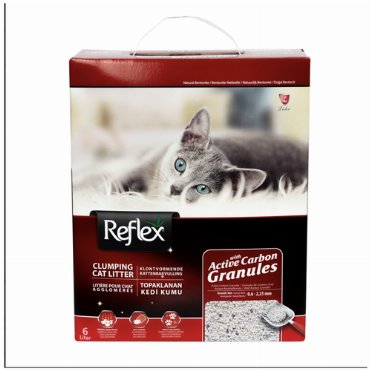 Наполнитель LIDER PETFOOD Комкующийся бентонитовый Reflex для кошачьего туалета сверхпрочное комкование 6 л