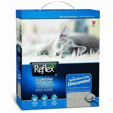 Наполнитель LIDER PETFOOD Комкующийся бентонитовый Reflex для кошачьего туалета гипоаллергенный без запаха 10 л