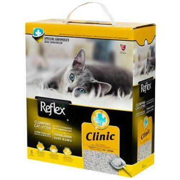 Рефлекс Clinic Наполнитель д/кошек с антибактериальным эффектом 6л .
