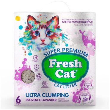 Наполнитель комкующийся Fresh Cat