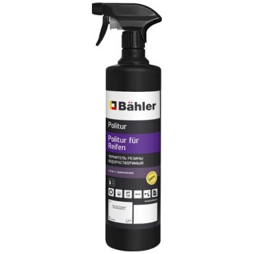 PR-100-005 Politur fur Reifen PR-100 (Политур фо Райфен ПР-100) 0,5Чернитель резины водорастворимый, готовый к применению препарат