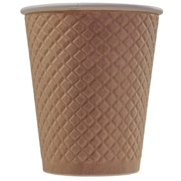 Стакан одноразовый бум двухслойный d-80мм 250мл Waffle Craft (25шт/уп) TasteQuality 953120 EM80-280-0367
