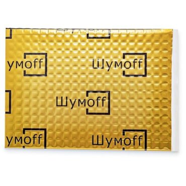 Виброизоляция Шумоff M4 0.37х0.27 м. 12 листов