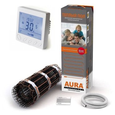 Нагревательный мат AURA MTA 375-2,5 с Wi-Fi терморегулятором