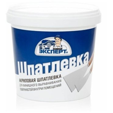 Акриловая финишная шпатлевка эксперт 1,6кг
