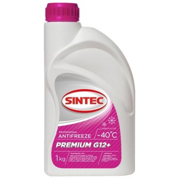 Антифриз SINTEC PREMIUM (-40) красный G12+ 1 кг