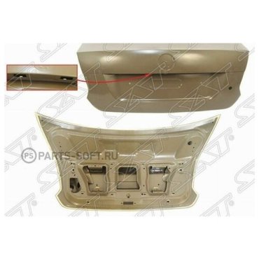 STVWP60750 SAT Крышка багажника VW POLO 10-20 под ключ