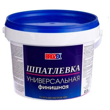 BROZEX Шпатлёвка финишная универсальная Brozex, 0,8 кг