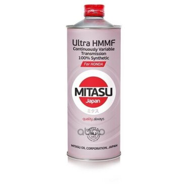 Mitasu 1l Масло Трансмисионное Multi Matic Fluid 100% Synthetic, Для Системы Cvt Honda Mitasu арт. MJ-317-1
