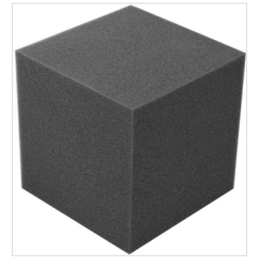 Акустический поролон ППУ Бас Ловушка Cube 250 (черный)