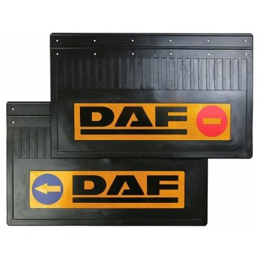 Брызговики светоотражающие задние (резина) DAF