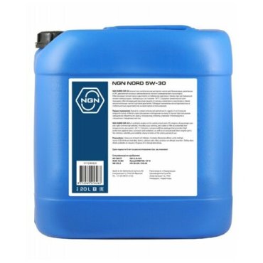 NGN V172085826 Масло моторное синтетическое 5W-30 SM/CF NORD 20L 1шт