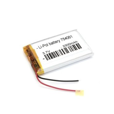 Аккумулятор Li-Pol (батарея) 7.5*40*61mm 2pin 3.7V/2300mAh