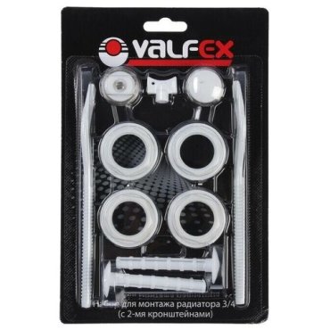 Монтажный комплект Valfex34 для радиатора с 2-мя кронштейнами